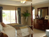 Contemporary Palm Beach Master Bedroom