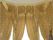 Custom Palm Beach Draperies with Tassel Trim